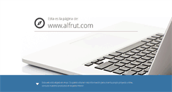 Desktop Screenshot of alfrut.com