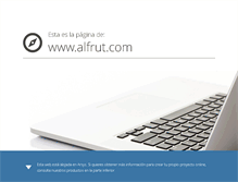 Tablet Screenshot of alfrut.com